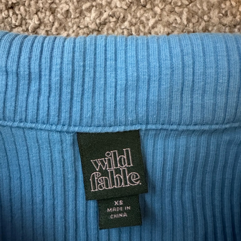 Wild Fable Ribbed collared Dresses - Picture 4 of 5
